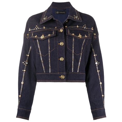 versace bolero jacket|versace denim jacket.